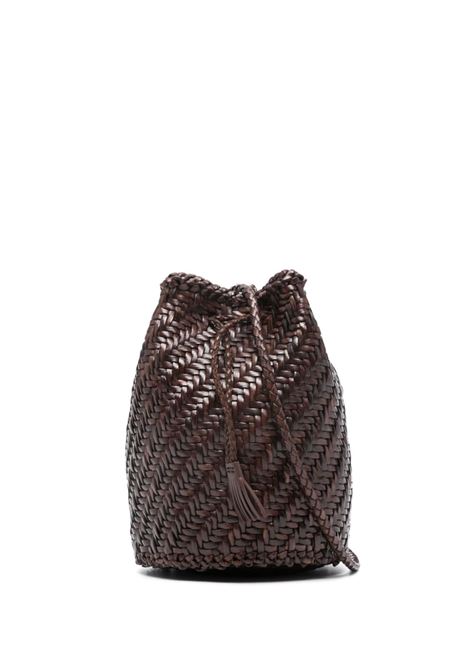 Black pompom shoulder bag Dragon Diffusion - women DRAGON DIFFUSION | 8838DRKBRWN